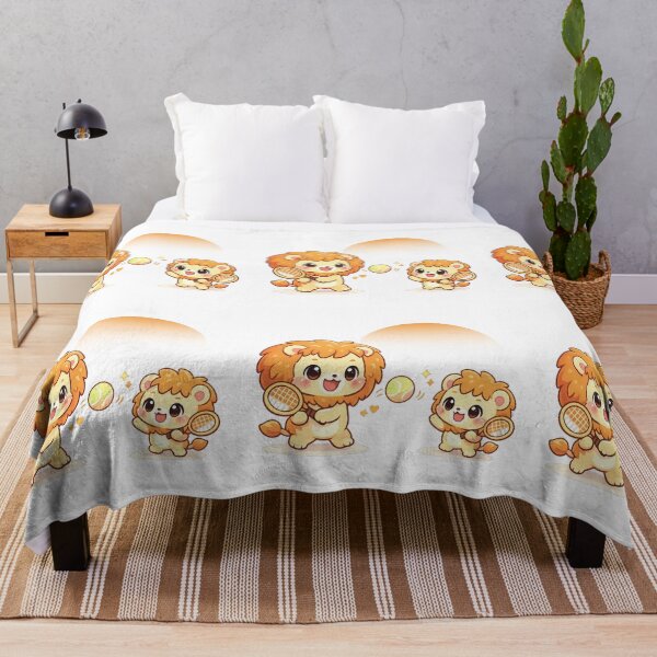 Item preview, Tennis Fun - Kawaii Lion Family. designed and sold by Lylysun.