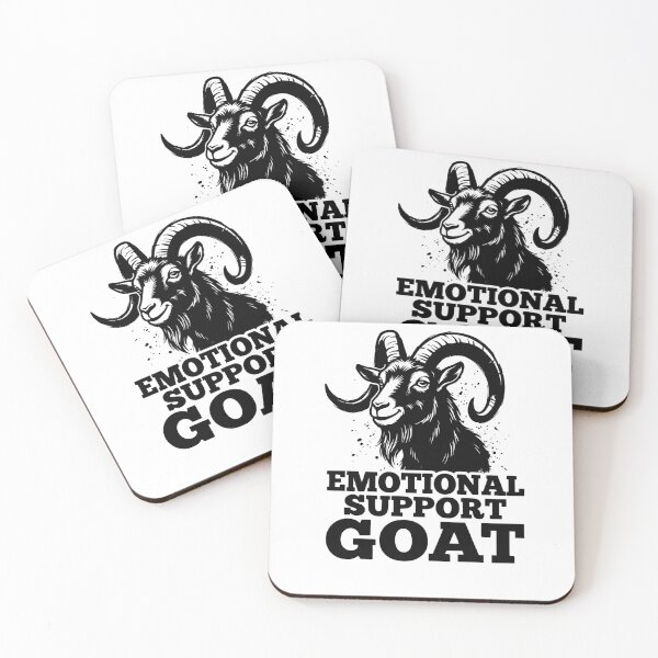 Item preview, Emotional Support Goat design, Funny Goat Lover Gift, Cute Farm Animal Graphic Tee designed and sold by AsturShop.