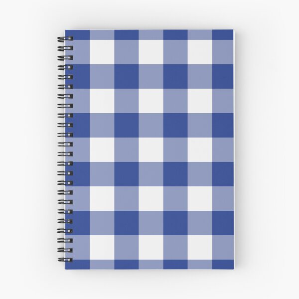 Item preview, White And Royal Blue Gingham Pattern designed and sold by pattern-archive.