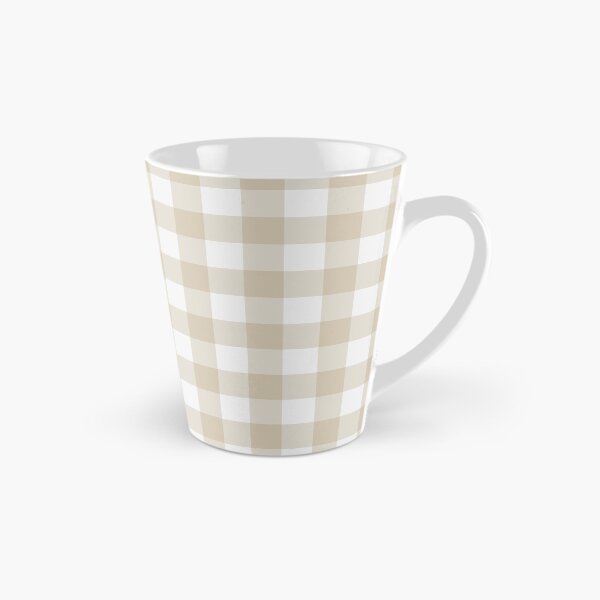 Item preview, White And Sand Gingham Pattern designed and sold by pattern-archive.