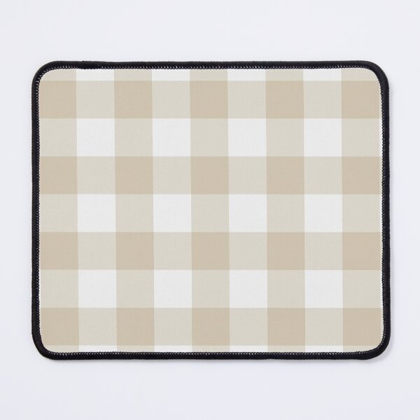Item preview, White And Sand Gingham Pattern designed and sold by pattern-archive.