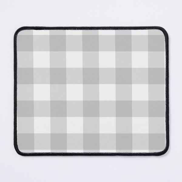 Item preview, White And Silver Gingham Pattern designed and sold by pattern-archive.