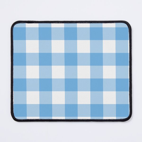 Item preview, White And Sky Blue Gingham Pattern designed and sold by pattern-archive.