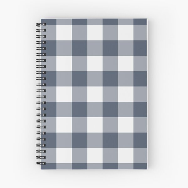 Item preview, White And Slate Gingham Pattern designed and sold by pattern-archive.
