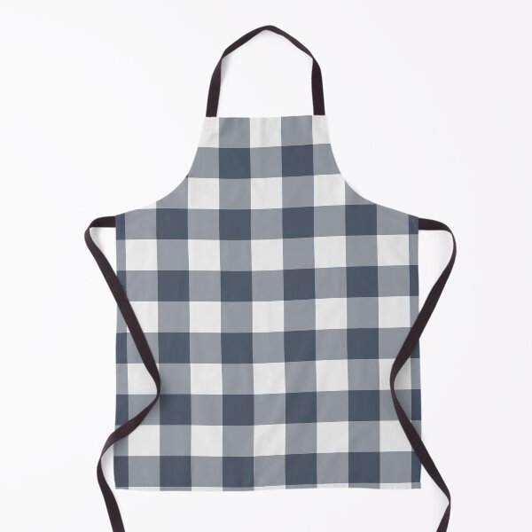 Item preview, White And Slate Gingham Pattern designed and sold by pattern-archive.