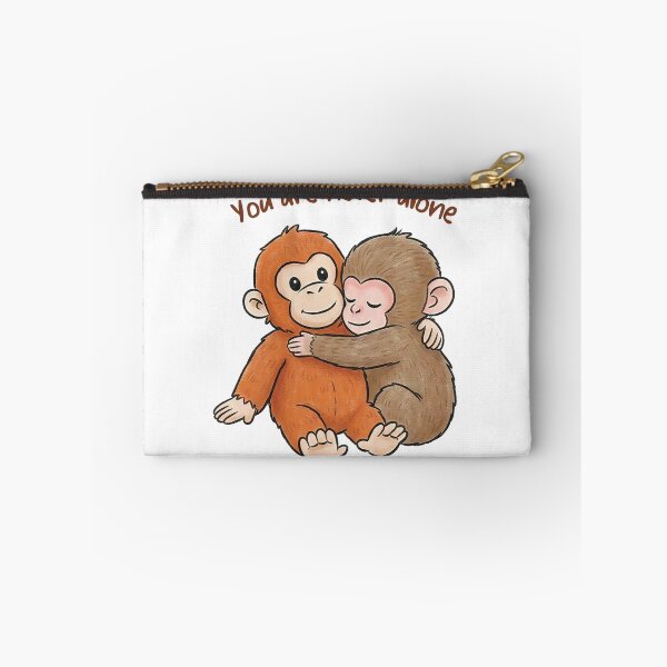 Item preview, You Are Never Alone, Baby Monkey Punch, Monkey Plush, Team Punch, Support Monkey Punch designed and sold by RamblingerArt.