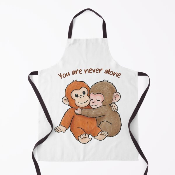 Item preview, You Are Never Alone, Baby Monkey Punch, Monkey Plush, Team Punch, Support Monkey Punch designed and sold by RamblingerArt.