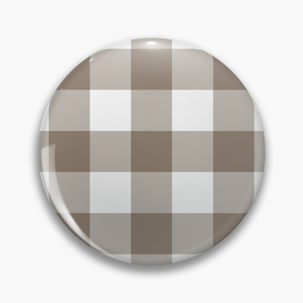 Item preview, White And Taupe Gingham Pattern designed and sold by pattern-archive.