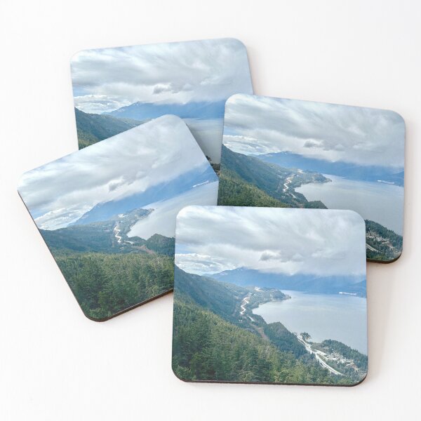 Item preview, Road, Mountain and Water View in Squamish Sea to Sky designed and sold by ClarissaFlora.