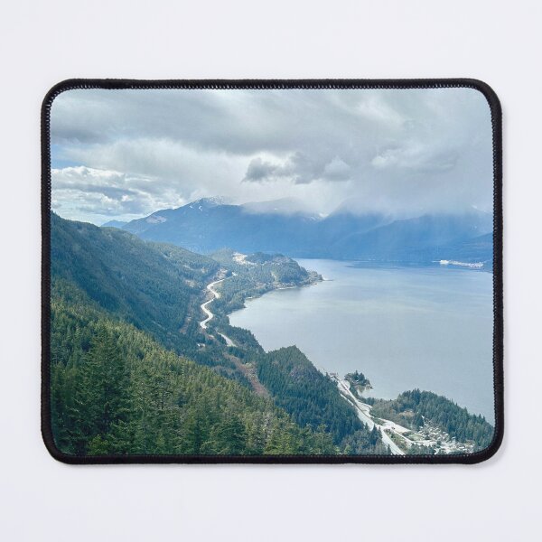 Item preview, Road, Mountain and Water View in Squamish Sea to Sky designed and sold by ClarissaFlora.