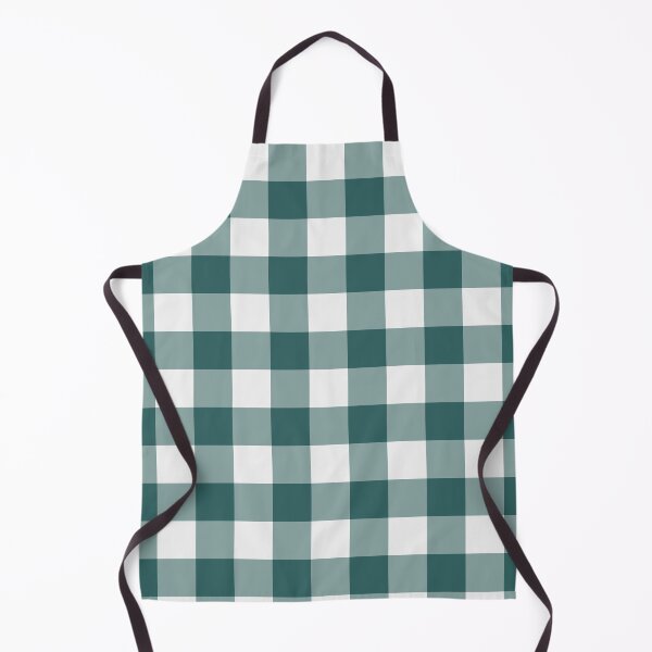 Item preview, White And Teal Gingham Pattern designed and sold by pattern-archive.
