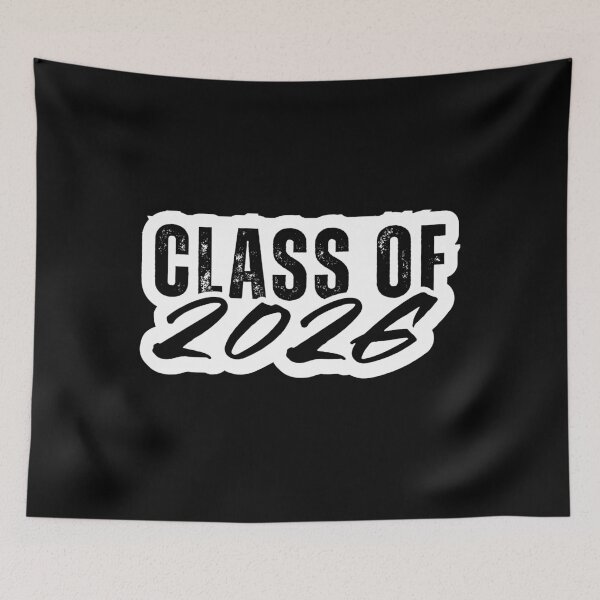 Item preview, Class of 2026 – Black Distressed Graduation Year Script Design for Seniors, Students & Grads designed and sold by GFamilyC.