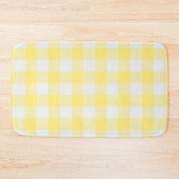 Item preview, White And Yellow Gingham Pattern designed and sold by pattern-archive.