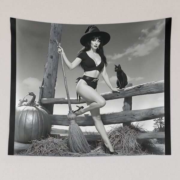 Item preview, 1950's Witch Elvira designed and sold by Digital Dream Art.