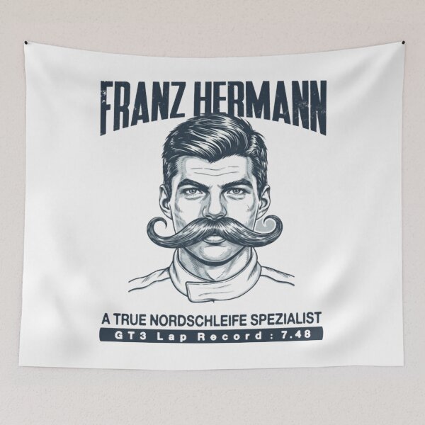 Item preview, Franz Hermann Nürburgring A True Nordschleife Spezialist F1 Meme Art  designed and sold by Latrell Jennings.