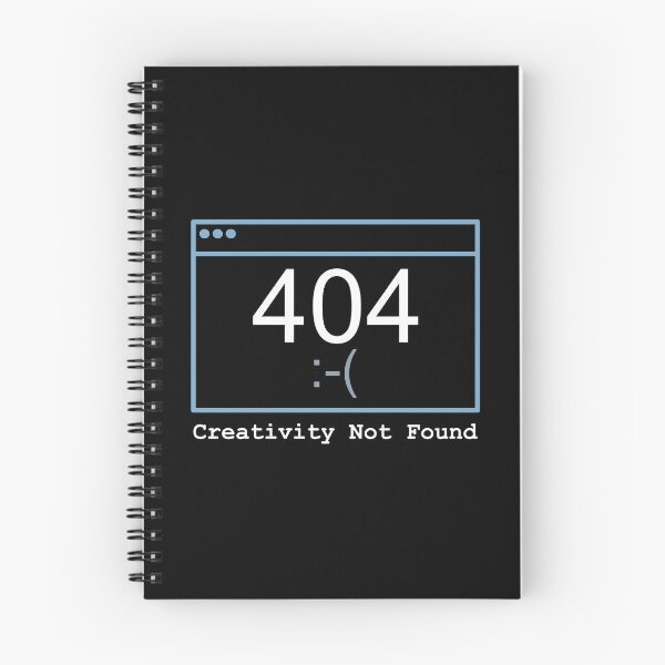 Item preview, 404 Creativity Not Found - Funny Art Block & Graphic Designer Humor designed and sold by Becheer.