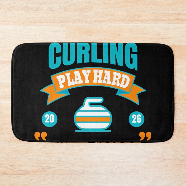 Item preview,  Curling- Play Hard -Sweep Smart - Control The Ice - designed and sold by Manisha Mandal.