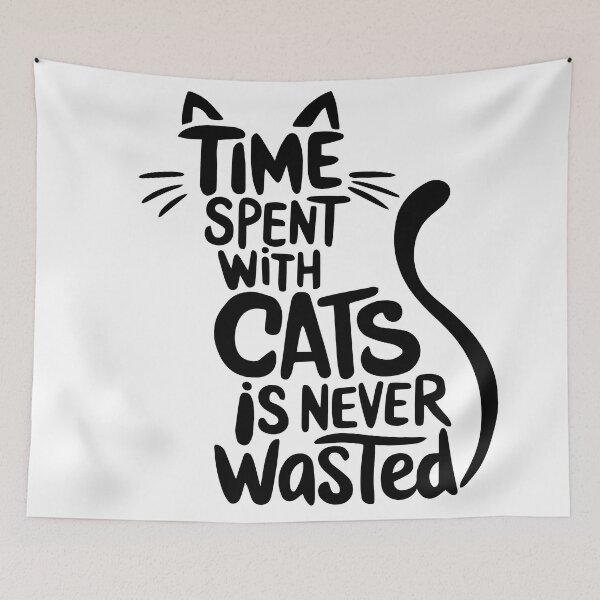 Item preview, Time spent with cats is never wasted designed and sold by jkrphoto.