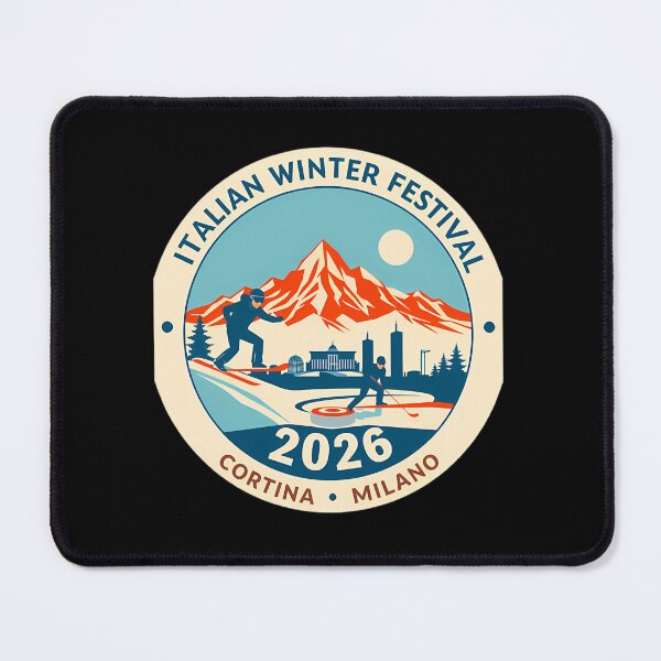 Item preview, Italian Winter Festival Cortina Milano 2026 Winter Olympics designed and sold by Manisha Mandal.