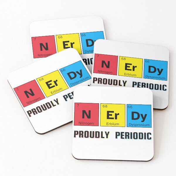 Item preview, Nerdy Periodic Table designed and sold by toriodesigns.