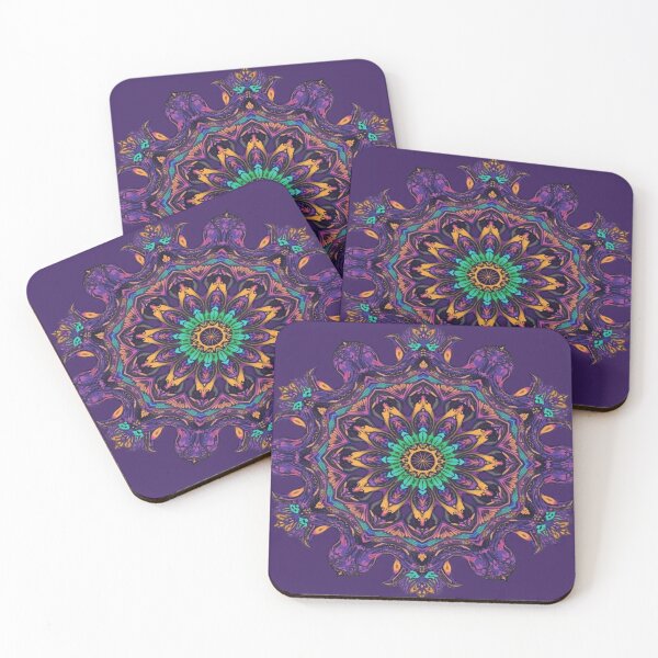Item preview, Vibrant Purple Psychedelic Spiritual Mandala Art designed and sold by ItzLacarth.