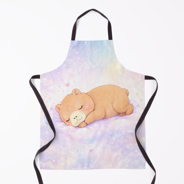 Item preview, Sleepy Capybara on Dreamy Cloud – Cute Kawaii Pastel Capybara Illustration designed and sold by Honey-Pastel.