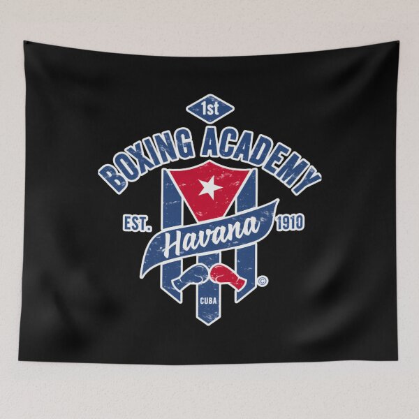 Item preview, 1St Boxing Academy Havana Est. 1910 Cuba Used Look By Subgirl designed and sold by FRISHOP123.