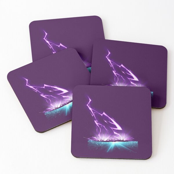 Item preview, Purple Neon Electric Lightning Strike Graphic designed and sold by SolutionsArt.