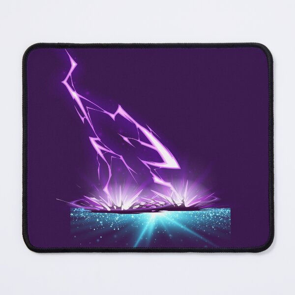 Item preview, Purple Neon Electric Lightning Strike Graphic designed and sold by SolutionsArt.