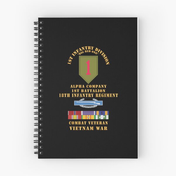 Item preview, Army - Vietnam Combat Infantry Veteran - Alpha Co, 1st Bn 18th Inf, 1st Inf Div w BS, PH, 5X AM - VN SVC X 300 designed and sold by Military Insignia Products.