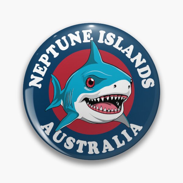 Item preview, Great White Shark Cartoon: Neptune Islands, Australia designed and sold by TMBTM.