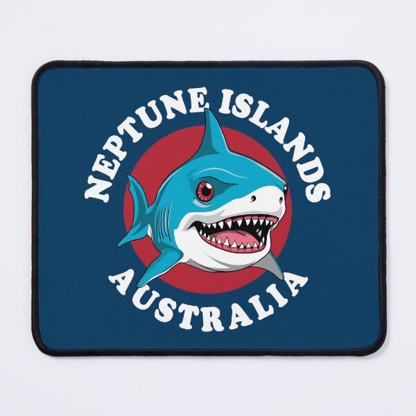 Item preview, Great White Shark Cartoon: Neptune Islands, Australia designed and sold by TMBTM.