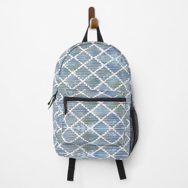 Item preview, Textured Hand Painted Diamonds in Blue and Green designed and sold by Zab Butler Design.