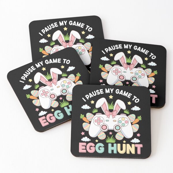 Item preview, I Paused My Game to Egg Hunt Easter Funny Gamer designed and sold by OlakunleOloroz.
