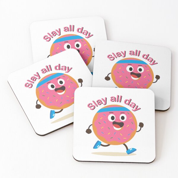 Item preview, Cute Donut Slay All Day Quote designed and sold by BetweenForms.