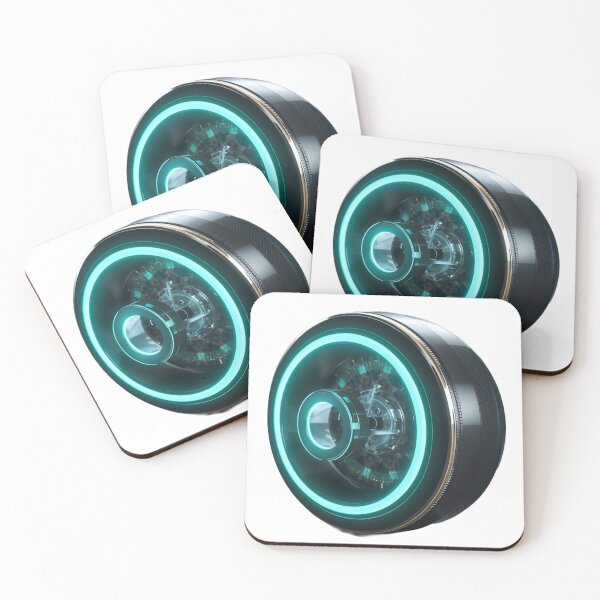 Item preview, Futuristic Neon Cyan Tech Core Device designed and sold by ItzLacarth.