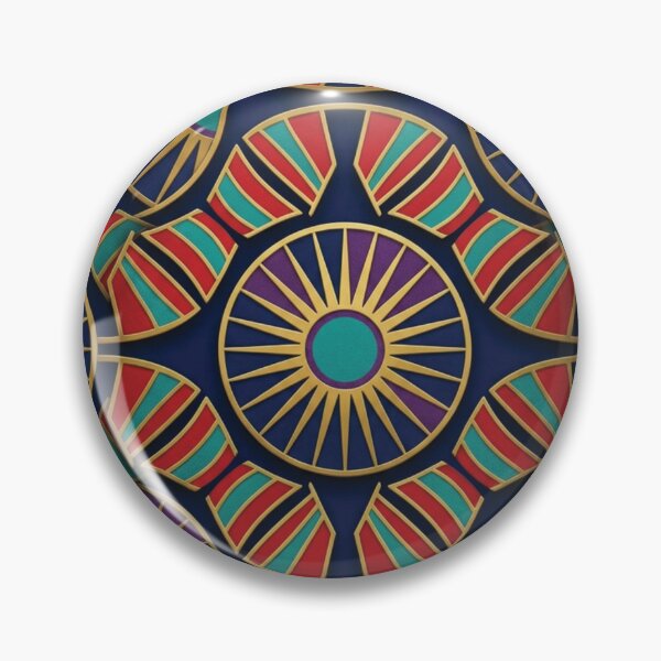 Item preview, Ancient Egyptian Sun Disk and Lotus Relief Pattern designed and sold by DGtaLrtcom.