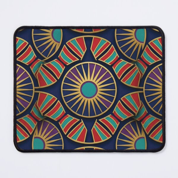 Item preview, Ancient Egyptian Sun Disk and Lotus Relief Pattern designed and sold by DGtaLrtcom.