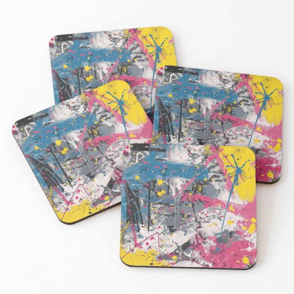 Item preview, Abstract explosion of color in urban style designed and sold by drizzd.