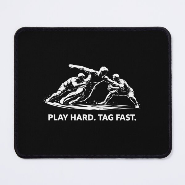 Item preview, Play Hard. Tag Fast. Kabaddi Silhouette designed and sold by Manisha Mandal.