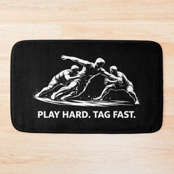 Item preview,  Play Hard. Tag Fast.  Kabaddi Silhouette designed and sold by Manisha Mandal.