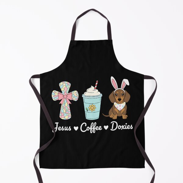 Item preview, Jesus Coffee & Doxie Bunny Cute Dachshund Easter Christian designed and sold by OlakunleOloroz.