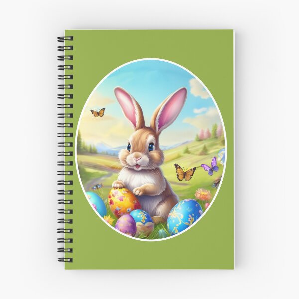 Item preview, Cute Easter bunny in a landscape designed and sold by HA-Design-Kunst.