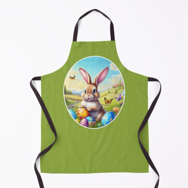 Item preview, Cute Easter bunny in a landscape designed and sold by HA-Design-Kunst.