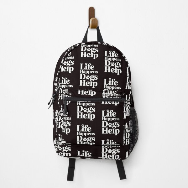 Item preview, Life Happens Dogs Help – Cute Dog Owner Quote For Dog Moms designed and sold by Redgiant87x.