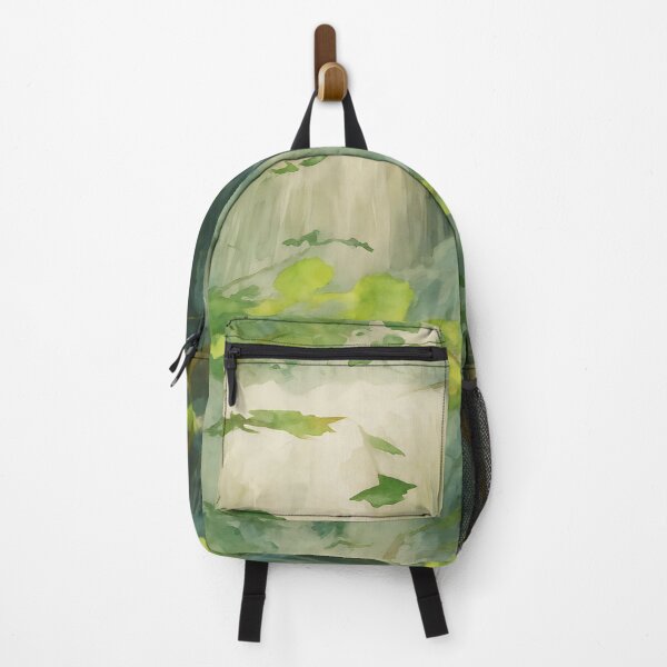 Item preview, Forest Waterfall Cascading Through Lush Green Foliage designed and sold by M.ALK.Watercolor.