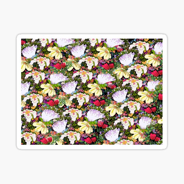 Item preview, Flowers gone WILD! All kinds BLACK! designed and sold by Lisa Rotenberg.