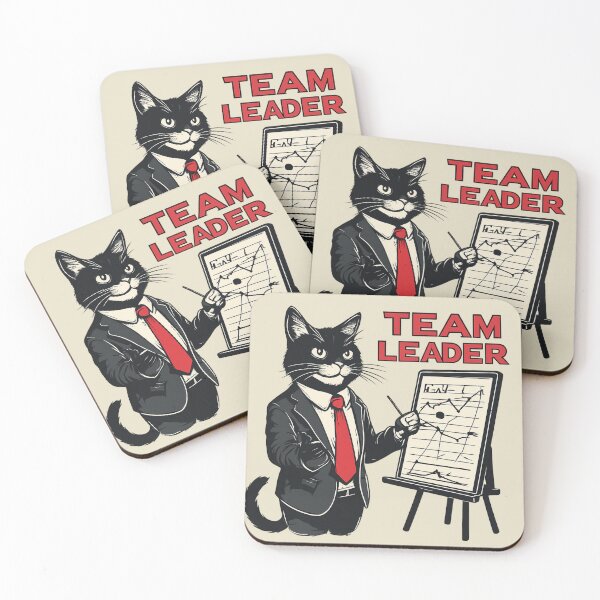 Item preview, Team Leader Cat – Running the Meeting designed and sold by Artiviose.
