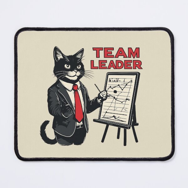 Item preview, Team Leader Cat – Running the Meeting designed and sold by Artiviose.