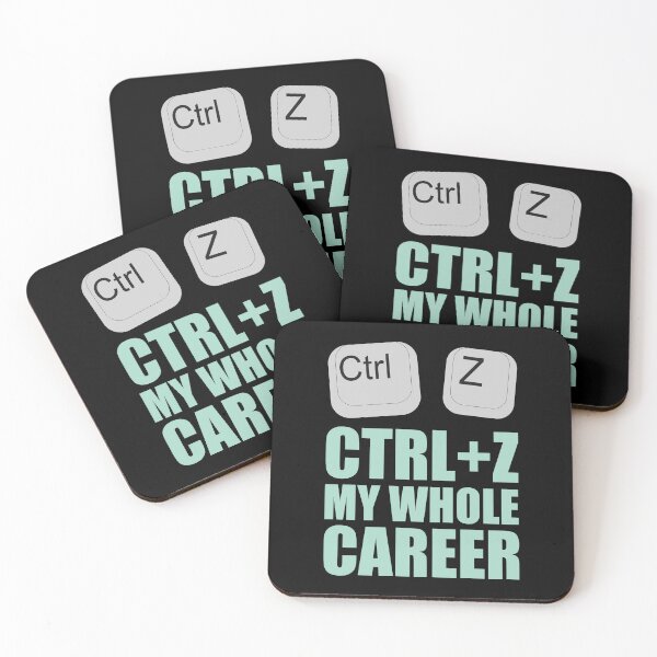 Item preview, Ctrl+Z My Whole Career - Funny Graphic Designer & Digital Artist designed and sold by Becheer.